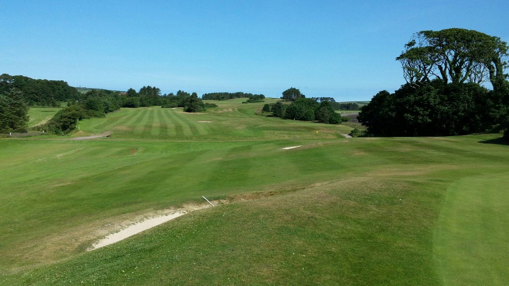 Looking over 14th & 16th Holes